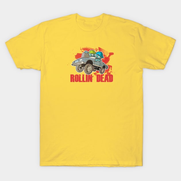 The Rollin' Dead - The Walking Dead T-Shirt by ptelling